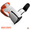 DXM Premium Boxing Gloves for Men & Women - Orange & White 3 image