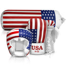 DXM SPORTS Kids Boxing Kit USA Flag Boxing Training Punching Bag, Gloves & Headguard Set 1 image