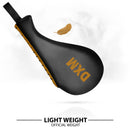 DXM Taekwondo Racket Pad Single Target Mitt Karate Kick Strike Floppy Paddle/Clapper - Black & Gold 5 image