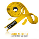 DXM SPORTS Karate Belts Martial Arts Uniform Ranking Belts for Kids & Adult - Yellow 21 image