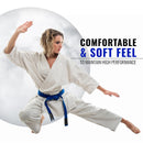 DXM SPORTS Karate Belts Martial Arts Uniform Ranking Belts for Kids & Adult - Blue 4 image