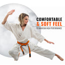 DXM SPORTS Karate Belts Martial Arts Uniform Ranking Belts for Kids & Adult - Orange 16 image