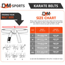 DXM SPORTS Pack of 4 Karate Belts - Sizes 220 - 280 cm 6 image