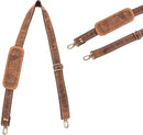 DXM SPORTS Adjustable Buffalo Leather Shoulder Strap with Brass Swivel Hooks and Comfort Pad 1 image