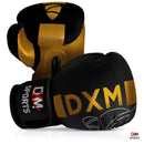 DXM Premium Boxing Gloves for Men & Women - Black & Gold 2 image
