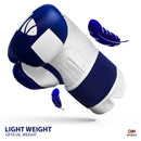 DXM Premium Boxing Gloves for Men & Women - Blue & White 5 image
