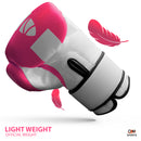 DXM Premium Boxing Gloves for Men & Women - Pink & White 5 image