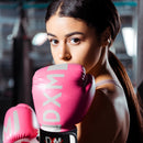 DXM Premium Boxing Gloves for Men & Women - Pink & White 7 image