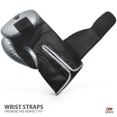 Guantes de boxeo DXM Premium para hombres y mujeres - plateados y negros 3 image
