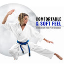 DXM Sports Brazilian Jiu-Jitsu BJJ Belts 100% Cotton Martial Arts Rank Belt - Blue 11 image