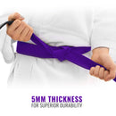 DXM Sports Brazilian Jiu-Jitsu BJJ Belts 100% Cotton Martial Arts Rank Belt - Purple 28 image