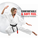 DXM Sports Brazilian Jiu-Jitsu BJJ Belts 100% Cotton Martial Arts Rank Belt - Black 5 image