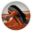 DXM Sports Muay Thai Pads PU Leather Curved Kickboxing Training Strike Shield Orange/Black  8 image