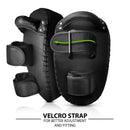 DXM Sports Muay Thai Pads PU Leather Curved Kickboxing Training Strike Shield Green/Black 7 image