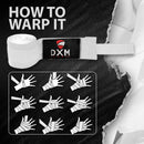 DXM Sports Boxing Hand Wraps Tape Semi Elastic Wrist Protection Bandage Adult 4.5 Meter (450cm) - White 19 image