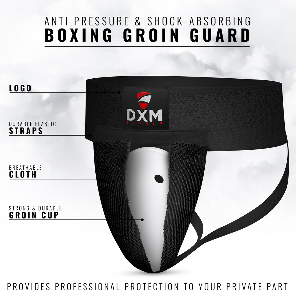 DXM SPORTS Groin Guard Protector for Boxing, MMA Training