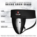 DXM SPORTS Boxing Groin Protector Men for Kickboxing, Taekwondo Sparring Gear, Muay Thai, Martial Arts Training - Black 11 image