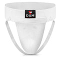 DXM SPORTS Boxing Groin Protector Men for Kickboxing, Taekwondo Sparring Gear, Muay Thai, Martial Arts Training - White