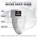 DXM SPORTS Boxing Groin Protector Men for Kickboxing, Taekwondo Sparring Gear, Muay Thai, Martial Arts Training - White 3 image