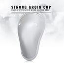 DXM SPORTS Boxing Groin Protector Men for Kickboxing, Taekwondo Sparring Gear, Muay Thai, Martial Arts Training - White 4 image