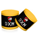 DXM Sports Boxing Hand Wraps Tape Semi Elastic Wrist Protection Bandage Adult 4.5 Meter (450cm) - Yellow 39 image