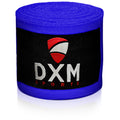 DXM Sports Boxing Hand Wraps Tape Semi Elastic Wrist Protection Bandage Adult 4.5 Meter (450cm) - Blue