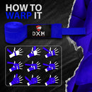 DXM Sports Boxing Hand Wraps Tape Semi Elastic Wrist Protection Bandage Adult 4.5 Meter (450cm) - Blue 28 image