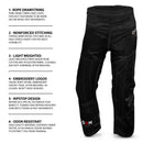 DXM SPORTS Kids Brazilian Jiu Jitsu Gi Shoyoroll Style BJJ Training Suit for Boys & Girls - Black 4 image