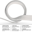 DXM SPORTS Kids Brazilian Jiu Jitsu Gi Shoyoroll Style BJJ Training Suit for Boys & Girls - White 16 image