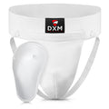 DXM SPORTS Groin Guard with Cup Protector for Boxing, Karate, Muay Thai, MMA Training Abdominal Protector