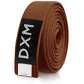 DXM SPORTS Karate Belts Martial Arts Uniform Ranking Belts for Kids & Adult - Brown