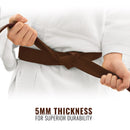 DXM SPORTS Karate Belts Martial Arts Uniform Ranking Belts for Kids & Adult - Brown 42 image