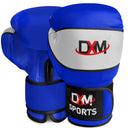 DXM SPORTS Kids Boxing Gloves Youth Training MMA Muay Thai Child Sparring Glove - Blue 7 image