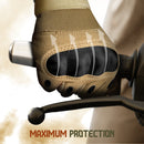DXM SPORTS Touch Screen Compatible Tactical Motorcycle Gloves Tan 22 image