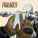 DXM SPORTS Touch Screen Compatible Tactical Motorcycle Gloves Tan 23 image