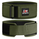 DXM SPORTS Weight Lifting Belt 4" Wide Weight Training Powerlifting Workout Gym Belts - Green 26 image