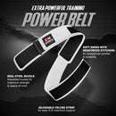 DXM SPORTS Weight Lifting Belt 4" Wide Weight Training Powerlifting Workout Gym Belts - White 68 image