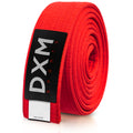 DXM SPORTS Karate Belts Martial Arts Uniform Ranking Belts for Kids & Adult - Red