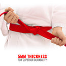 DXM SPORTS Karate Belts Martial Arts Uniform Ranking Belts for Kids & Adult - Red 28 image