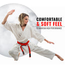 DXM SPORTS Karate Belts Martial Arts Uniform Ranking Belts for Kids & Adult - Red 29 image