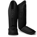 DXM SPORTS Shin Guards MMA Kickboxing, Muay Thai Leg Guards with Instep Protection - Black 1 image