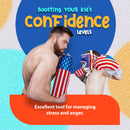 DXM SPORTS Kids Boxing Kit USA Flag Boxing Training Punching Bag, Gloves & Headguard Set 6 image