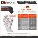 DXM Sports Workout Gloves for Women Size Measurements 7 image