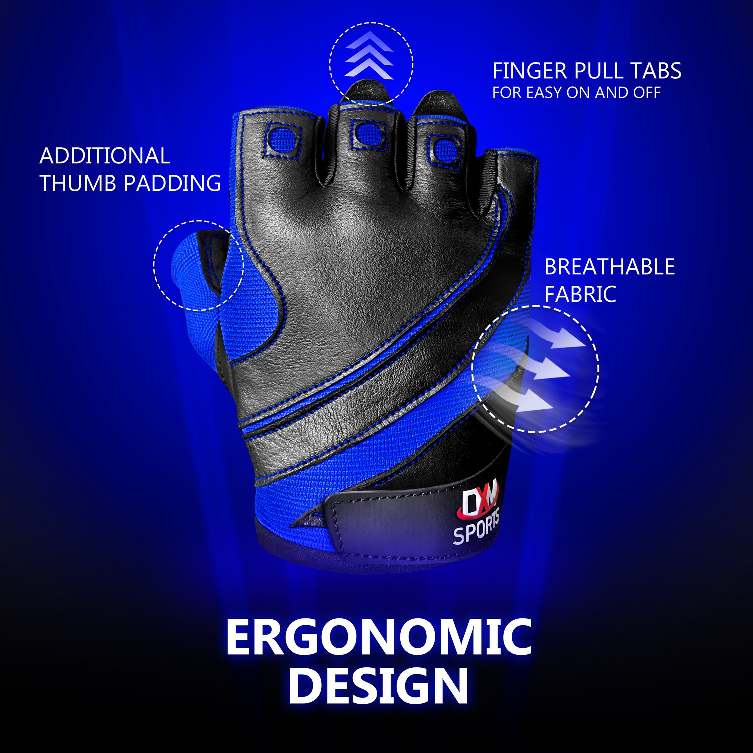 Workout Gloves Weight Gym Gloves Non-Slip Lifting Breathable Gloves