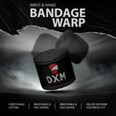 DXM Sports Boxing Hand Wraps Tape Semi Elastic Wrist Protection Bandage Adult 4.5 Meter (450cm) - Black 4 image