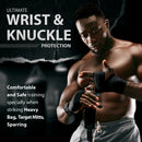 DXM Sports Boxing Hand Wraps Tape Semi Elastic Wrist Protection Bandage Adult 4.5 Meter (450cm) - Black 5 image