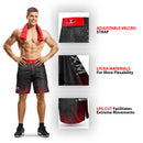 DXM SPORTS Boxing Shorts Kick Boxing Training Competition Fight Boxing Trunks - Black/Red 4 image