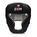 DXM Sports Full-Face Boxing Headgear Black/Silver Premium Sparring Protection 35 image