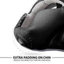 DXM Sports Full-Face Boxing Headgear Black/Silver Premium Sparring Protection 37 image