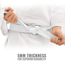 DXM SPORTS Karate Belts Martial Arts Uniform Ranking Belts for Kids & Adult - White 35 image